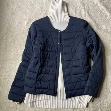 EENI MEENI 에니미니 워셔블 패커블 합성 다운 충전솜 경량 블루종