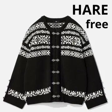 HARE 하레 벨로아 라인 노르딕 가디건 free