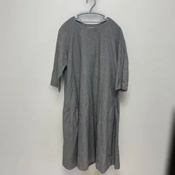 여성용 7부 소매 원피스 M~L 빅 사이즈 루즈핏 롱 원피스