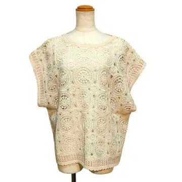 넉넉한 빅 사이즈 드럭 스토어즈 니트 베스트 미사용 새상품