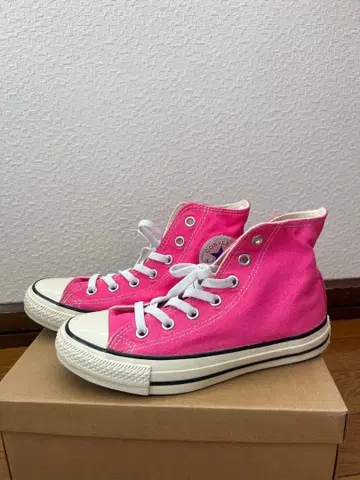 Converse 핑크 하이컷 스니커즈