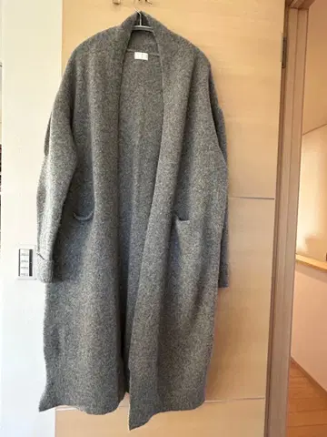 소노(sono) 롱 가디건 그레이