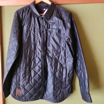 Analog 버튼 M 사이즈 블랙 나일론 자켓