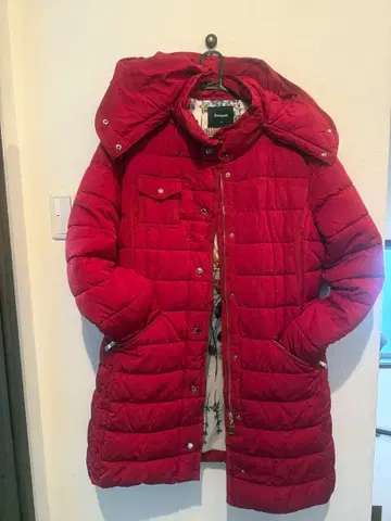 데시구알 Desigual 후드 부착 롱 코트 46 [ XL ]