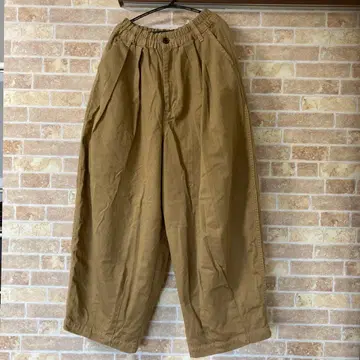 HARVESTY 베이지 벌룬 팬츠