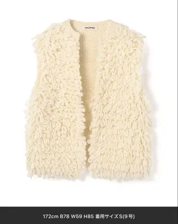 MACPHEE 맥피 여성용 로빙 울 노카라 베스트