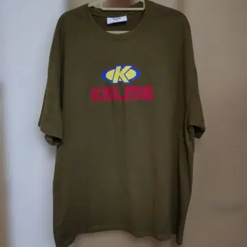 VALENCIANO BY KELME T셔츠 XXL 카키 로고 마크