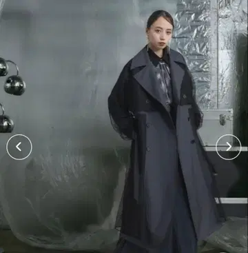 HARE 컷오프 튤 트렌치코트