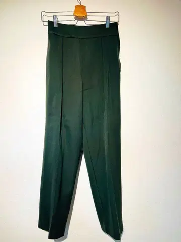 Plage 플라주 다크 그린 슬랙스