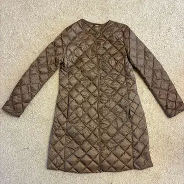 [ 새상품급 ] 유니클로 울트라 라이트 다운 롱 코트 퀼팅