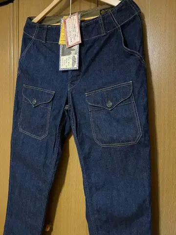 프리휠러스 S-8 AVIATORS TROUSERS DENIM