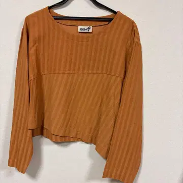 HAI SPORTING GEAR 오렌지 긴팔 티셔츠