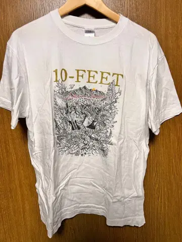 10-FEET 화이트 T셔츠