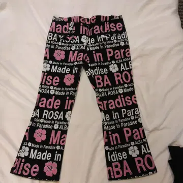 ALBA ROSA 프린트 캐주얼 팬츠