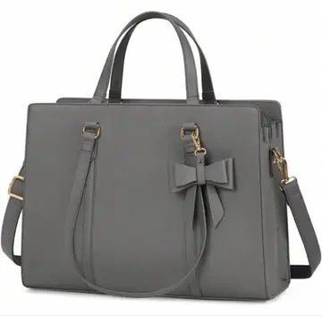 그레이 핸드백 탈부착 리본 포함