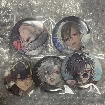 쿠츠하 니지산지 Happy B-day 캔뱃지 5개