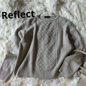 Reflect 리플렉트 [ 세탁 가능 ] 다이아 무늬 크루넥 니트