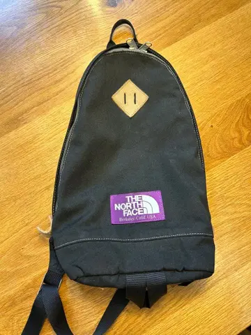 THE NORTH FACE 퍼플 라벨 슬링백 블랙/카모플라쥬