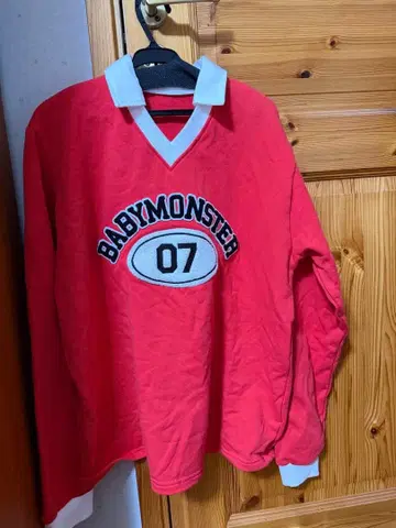 BABYMONSTER 긴팔 피케 셔츠 07 레드
