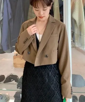 ray beams 크롭 자켓