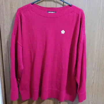 MARY QUANT 니트 스웨터 핑크 M