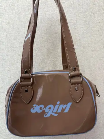 x-girl 브라운 핸드백