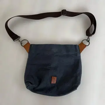 tobiuo ebisu 다크 블루 캔버스 숄더백