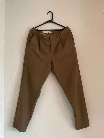 GLR 브라운 플리츠 슬랙스 L 사이즈