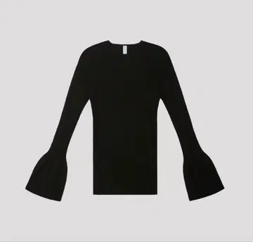 CFCL 벨 슬리브 니트 블랙 사이즈 3