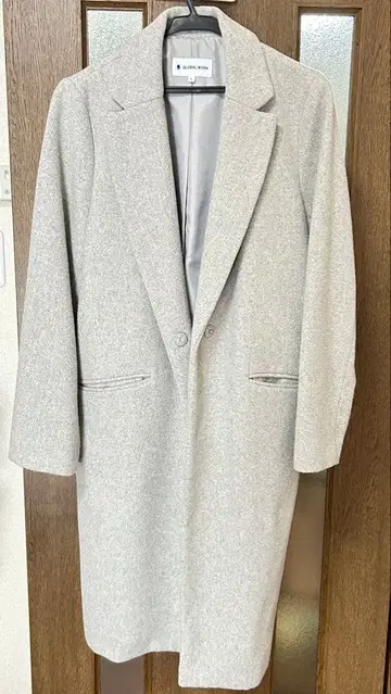 GLOBAL WORK 그레이 롱 코트 L