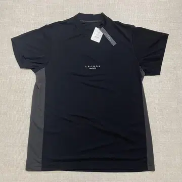 CRONOS 블랙 피케 셔츠 M 골프