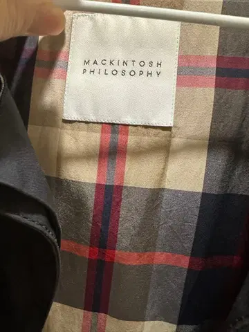 MACKINTOSH PHILOSOPHY 네이비 트렌치코트