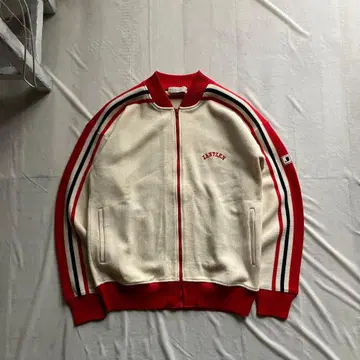 jantzen / 풀 집 니트 빈티지 레트로 컬러 M