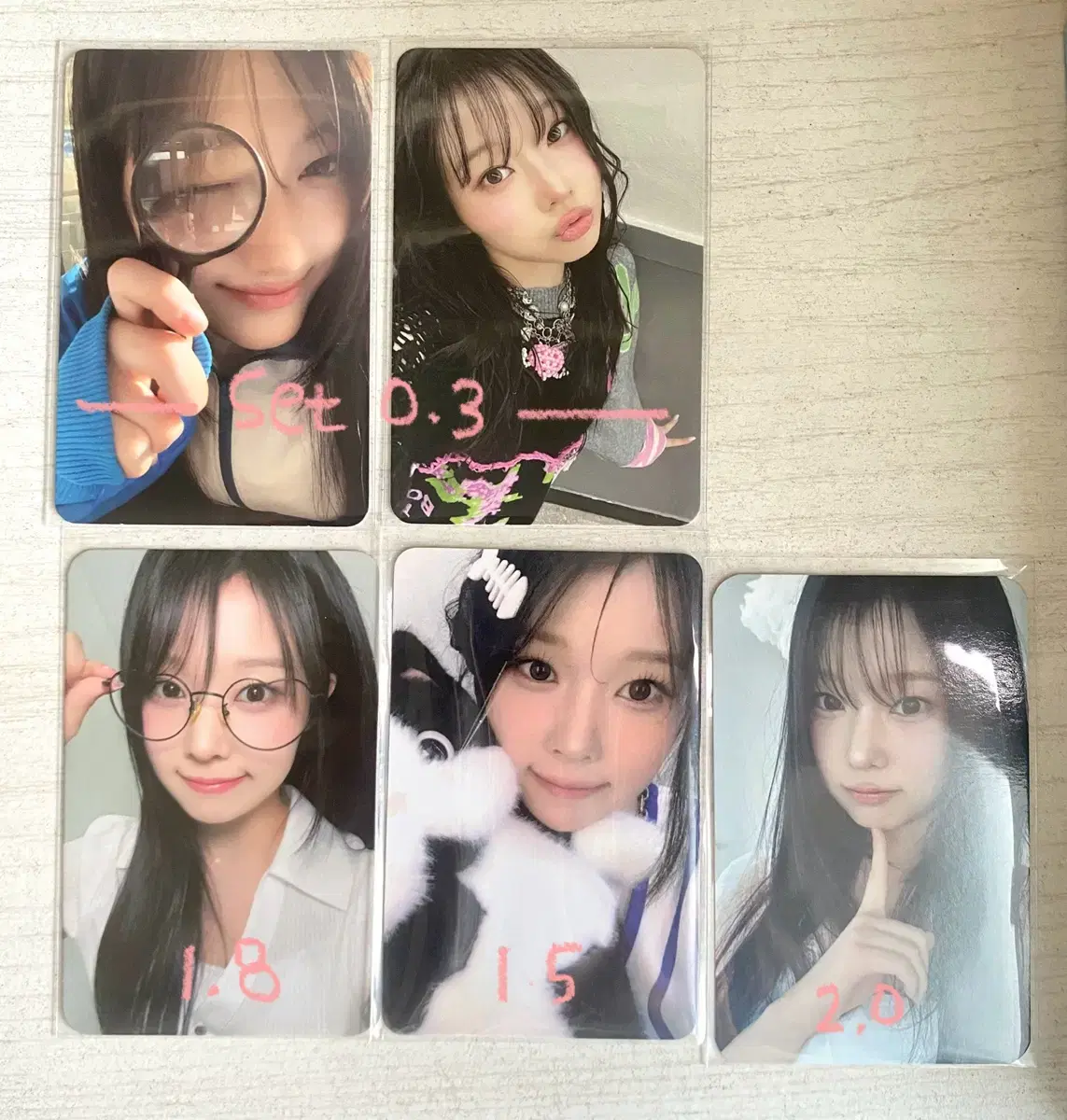 Say My Name Dohee Junhui Arise Heart Glasses Unreleased Photocard Soundwave Hello Live wts