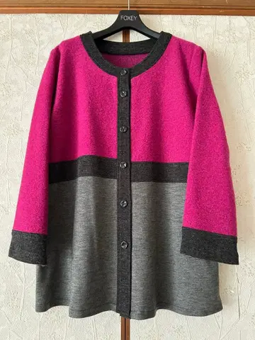 미사용 자켓 가디건 울 혼방 일본제 11AR