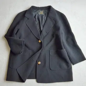 [ 빅 사이즈 LL ] 리앙 테일러드 자켓 골드 버튼 싱글 코트