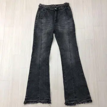 y2k 00s 스트레치 부츠컷 데님 팬츠 플레어 팬츠 M