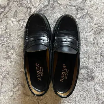 새상품급 HARUTA 블랙 로퍼 23.5cm