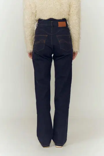 aphi 웨이브 디자인 하이 웨이스트 데님