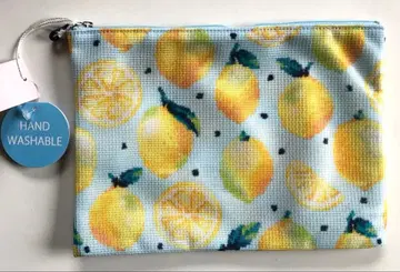 러브러리 바이 페일러 FEILER 레몬 도트 메쉬 파우치