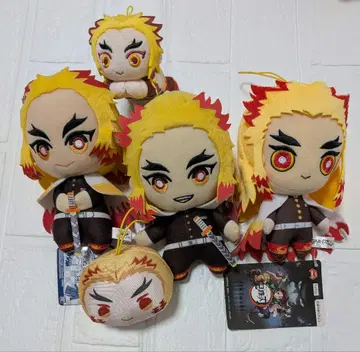 귀멸의 칼날 묶음 판매 봉제 인형 렌고쿠 쿄쥬로