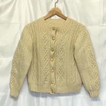 아란 니트 피셔맨 스웨터 니트 스웨터 가디건 구제 의류