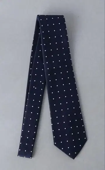 유나이티드 애로우즈 네이비 도트 무늬 넥타이 실크 100% 미사용품