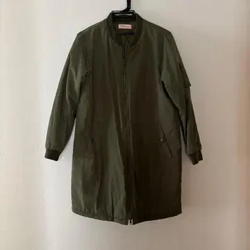 카키 미디엄 기장 블루종