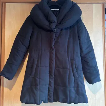 블랙 다운 자켓 M