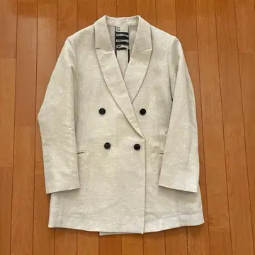 카오스 울 린넨 더블 테일러드 자켓 36