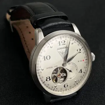 JUNKERS 유니카스 자동 와인딩 남성용 손목시계 6360-4 독일제