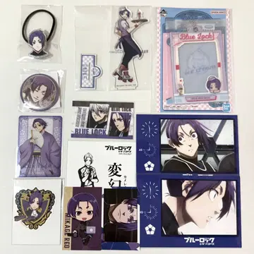 블루 록 미카게 레오 아크릴 스탠드 캔뱃지 카드 종이류 묶음 판매
