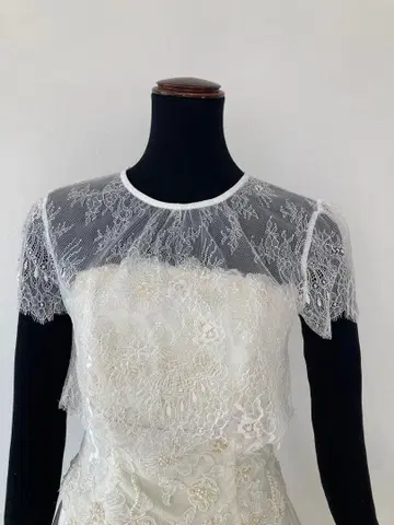 레이스 상의 드레스 블라우스