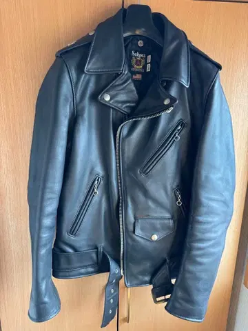 Schott 원스타 613UST 34 더블 라이더스 가죽 자켓